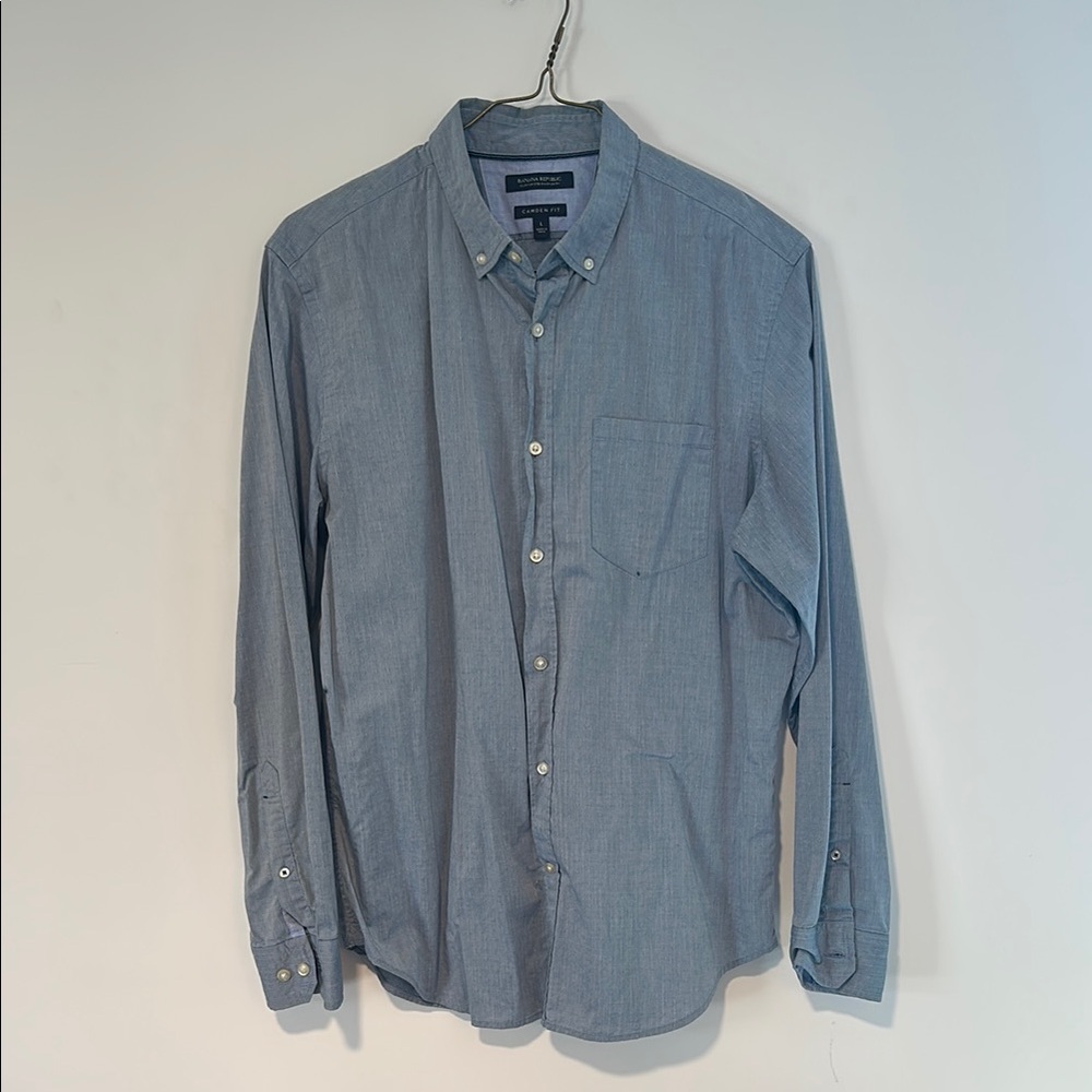 Banana Republic Blue Relaxed Fit Casual Shirt